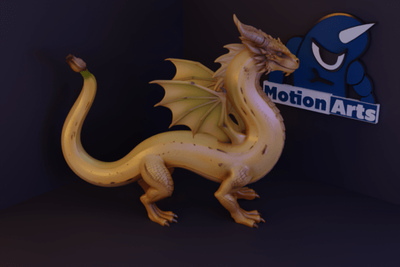 Banana Dragon: A Quirky 3D Model for Creative Minds