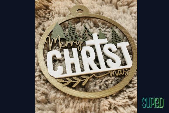 Bring Joyful Christmas Spirit with Elegant 3D Printed Religious Ornaments