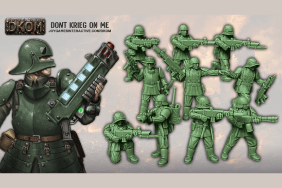 Building Your Grimdark Legions: The Versatility and Power of Soldaten Shock Troopers