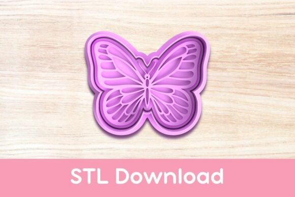Butterfly Cookie Cutter and Stamp STL: A Perfect Addition to Your Baking Arsenal