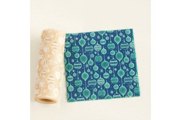 Christmas Bauble Texture Roller for Festive Creations
