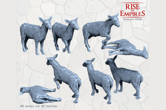 Deer: Enhancing Your Tabletop World with Lifelike Wildlife