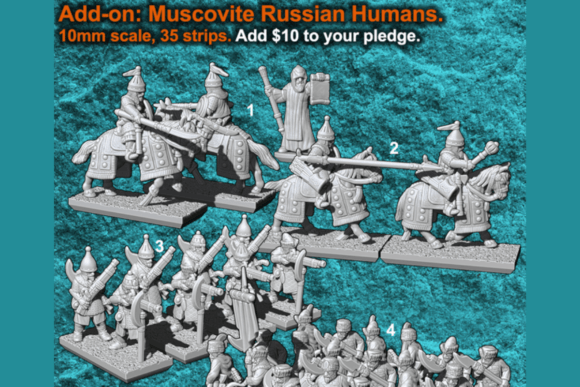 Discover the 10mm Muscovite Russian Humans - Army Bundle: A Perfect Blend of History and Fantasy