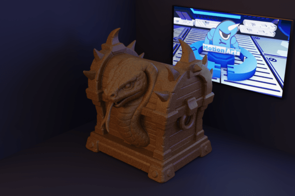 Discover the Enigmatic Cartoon Chest β Snake Head