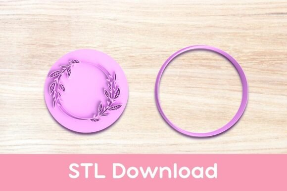 Enhance Your Baking with the Leaf Border Cookie Cutter and Stamp STL