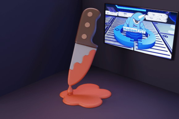 Enhance Your Horror Scenes with Bloody Knife STL