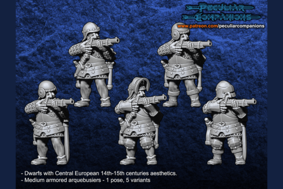 Enhancing Your Dwarf Army with Breton Dwarfs - Arquebusiers