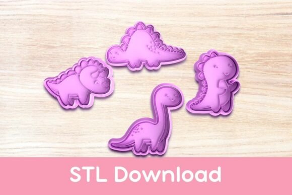 Exploring the Dino Set Cookie Cutter Clay Stamp STL for Creative Baking and Crafting