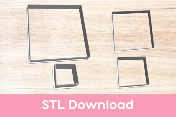 Exploring the Versatility of Squares Cookie Cutter STLs