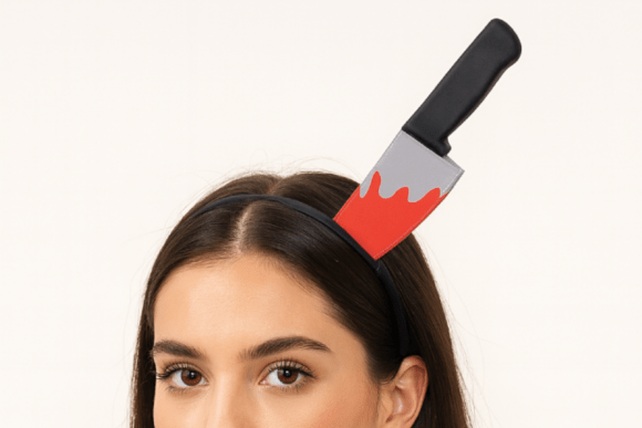 HeadBand with Knife Stuck in Head: A Spine-Chilling Halloween Accessory