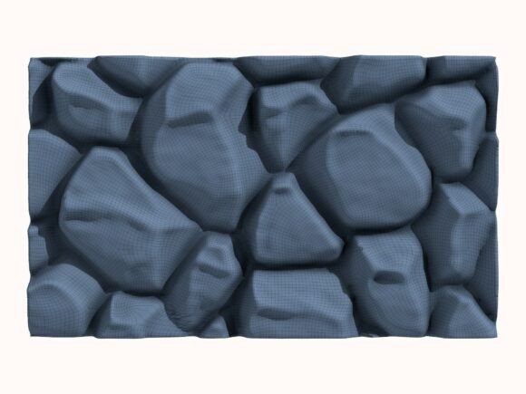 Integrating 3D Model Stone Wall 201 into Your Creative Workflow