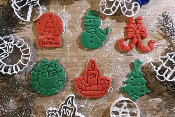 Unwrap Festive Joy with 6 Pcs. Christmas Cookie Cutters
